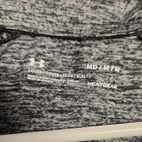 Under Armour Black and White Quarter-Zip Pullover - Picture 2 of 2